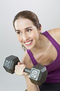 woman working out